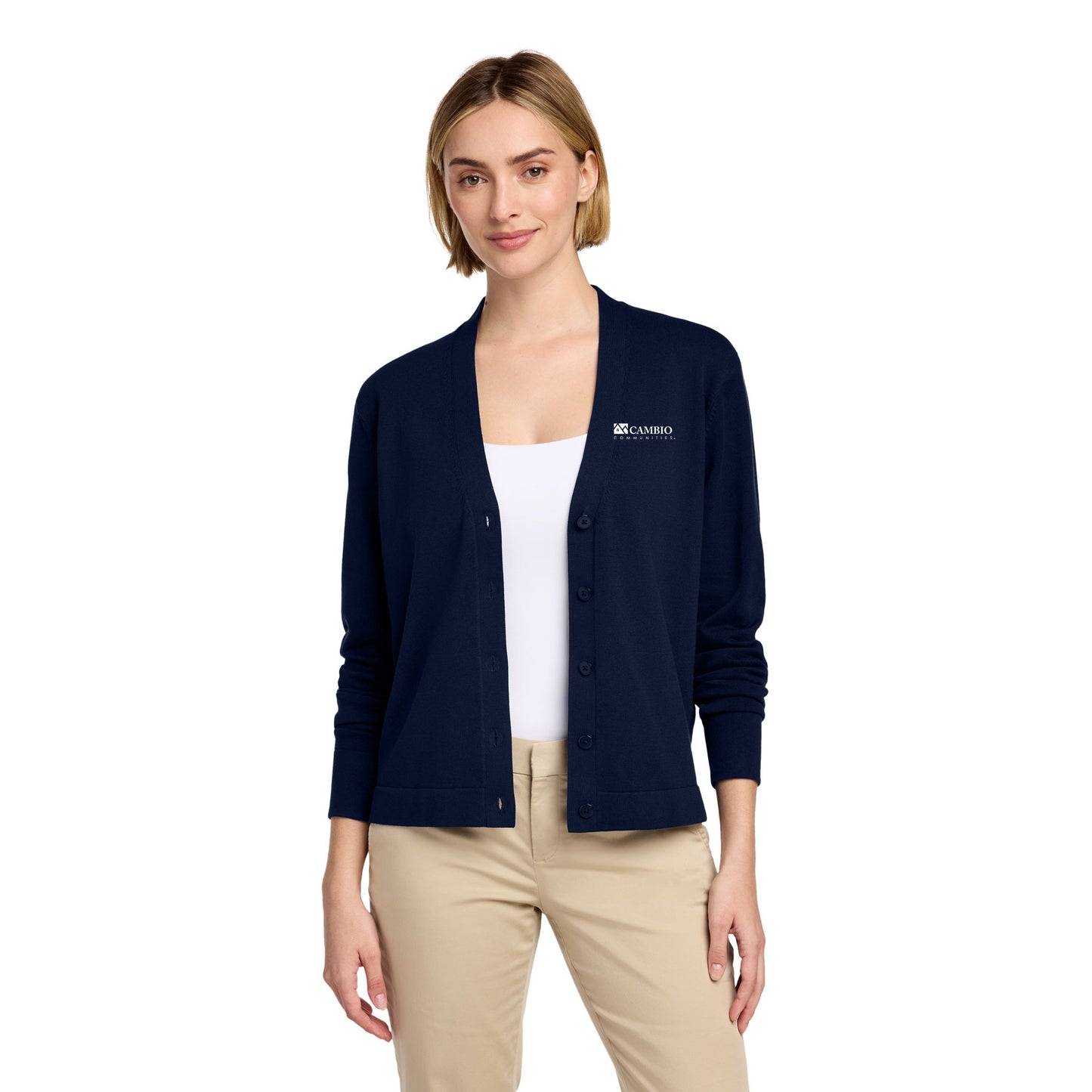 Brooks Brothers Women's Cotton Stretch Cardigan Sweater