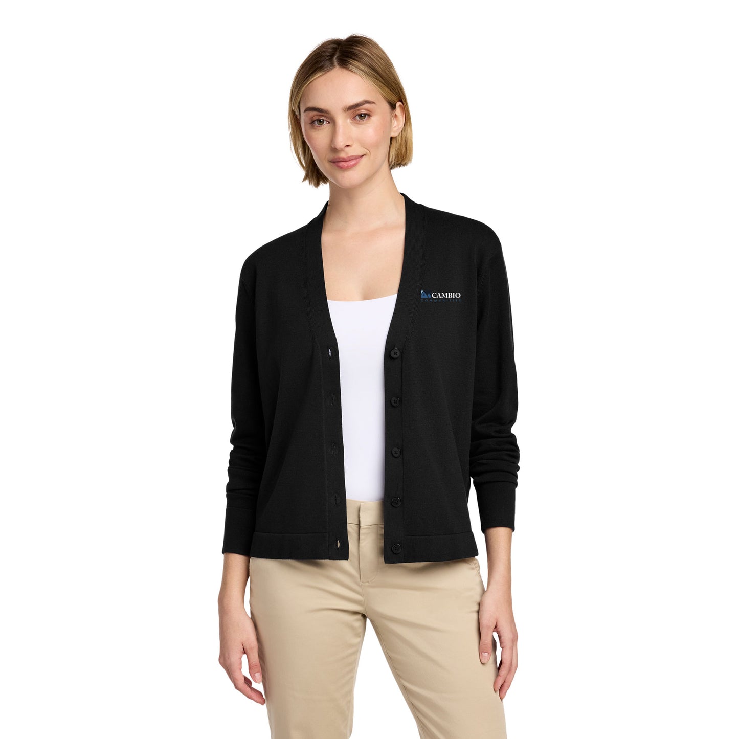 Brooks Brothers Women's Cotton Stretch Cardigan Sweater