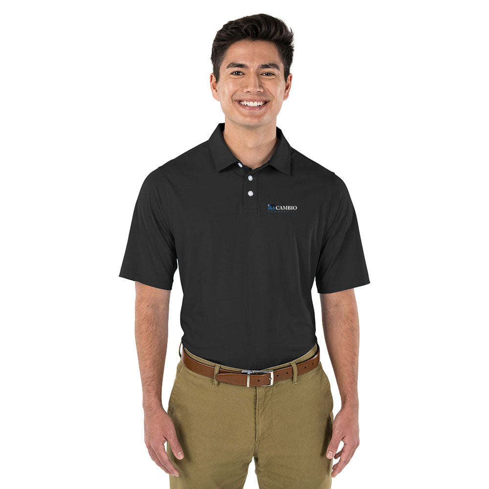 Men's Charles River Greenway Stretch Cotton Polo Shirt