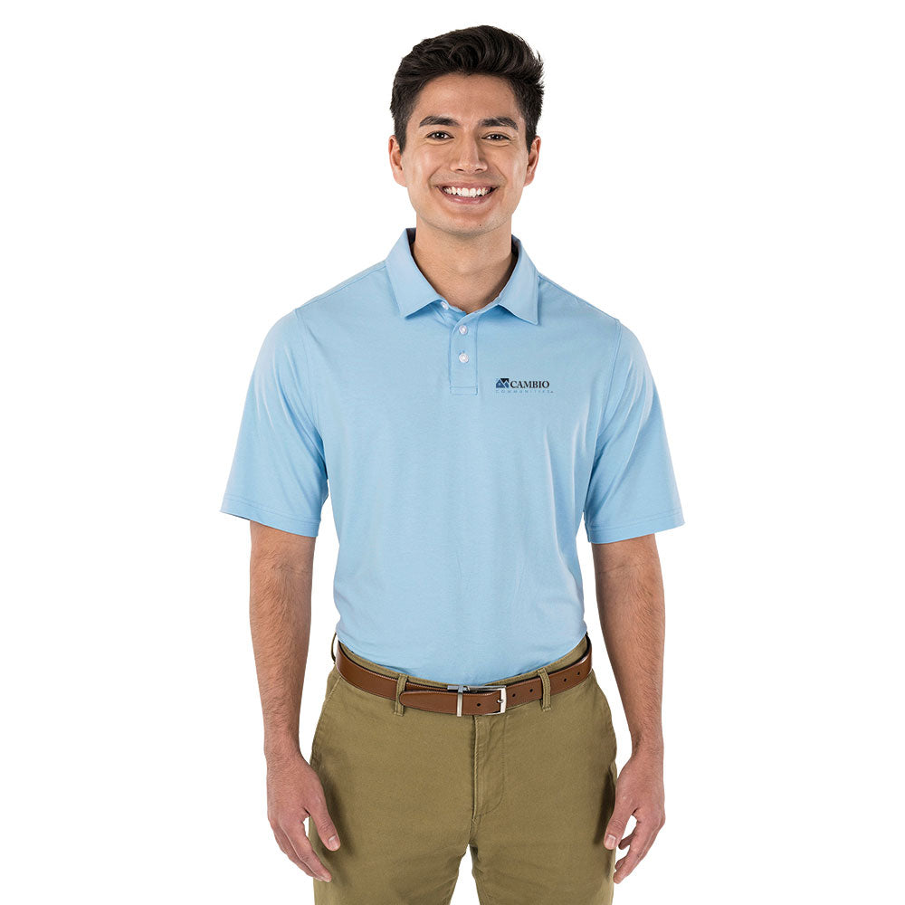 Men's Charles River Greenway Stretch Cotton Polo Shirt