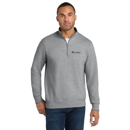 Port & Co Fan Favorite Fleece 1/4-Zip Pullover Sweatshirt