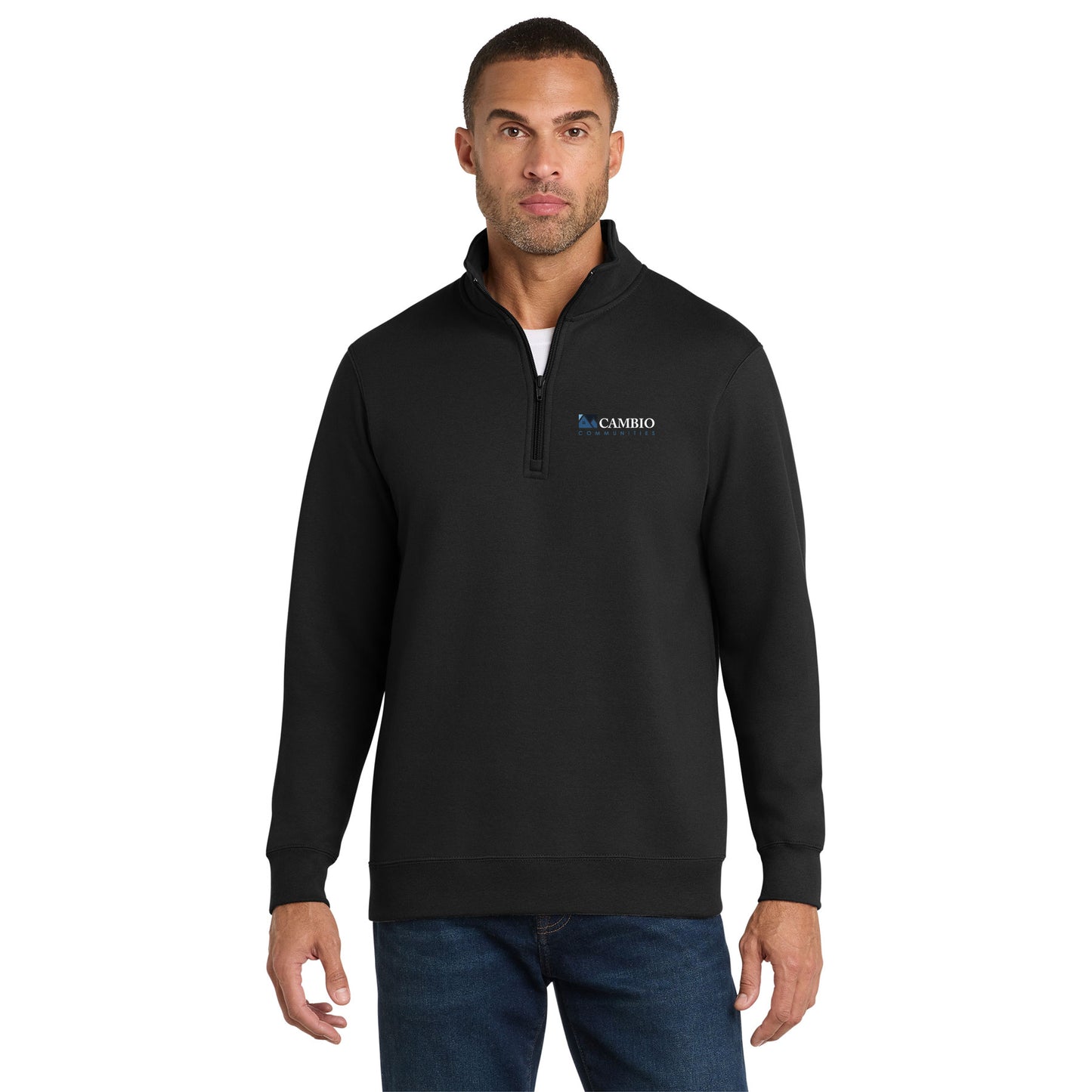 Port & Co Fan Favorite Fleece 1/4-Zip Pullover Sweatshirt