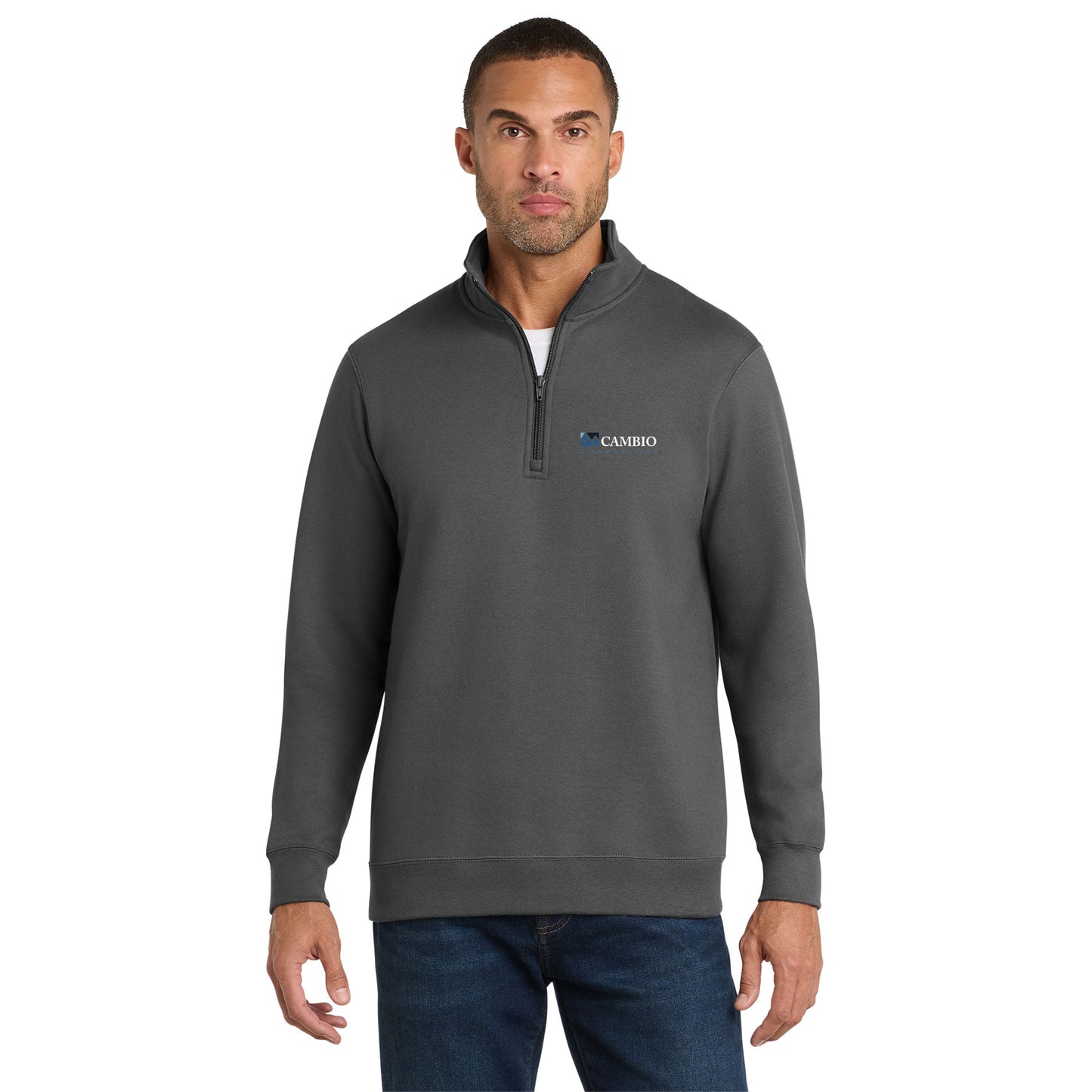 Port & Co Fan Favorite Fleece 1/4-Zip Pullover Sweatshirt