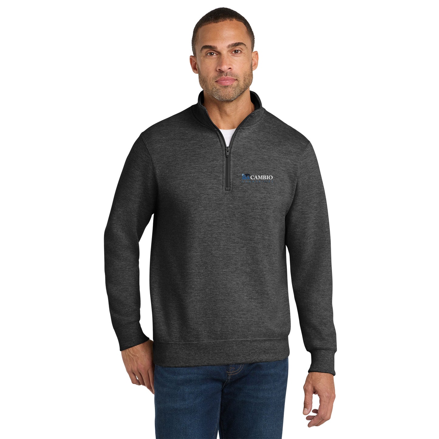 Port & Co Fan Favorite Fleece 1/4-Zip Pullover Sweatshirt