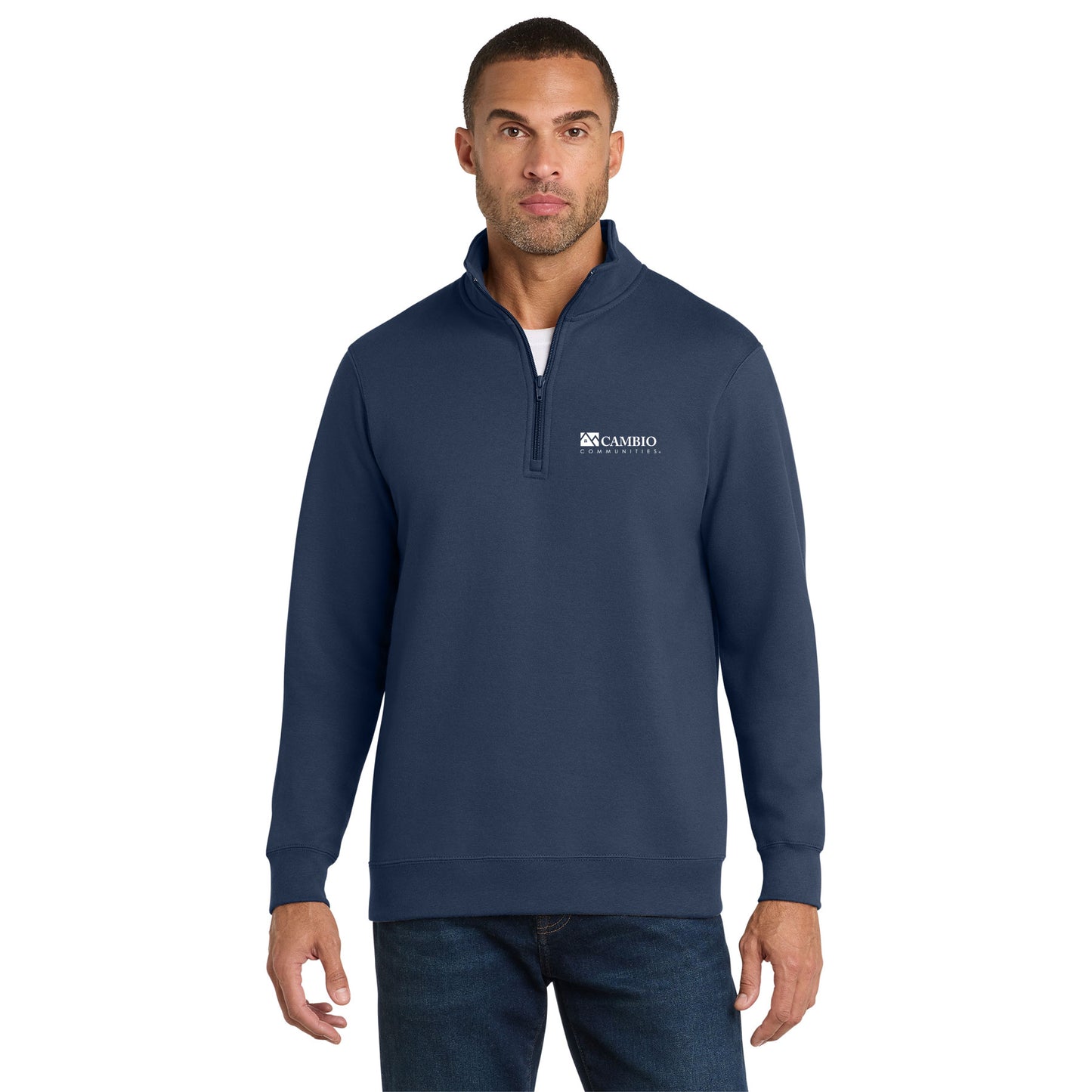 Port & Co Fan Favorite Fleece 1/4-Zip Pullover Sweatshirt